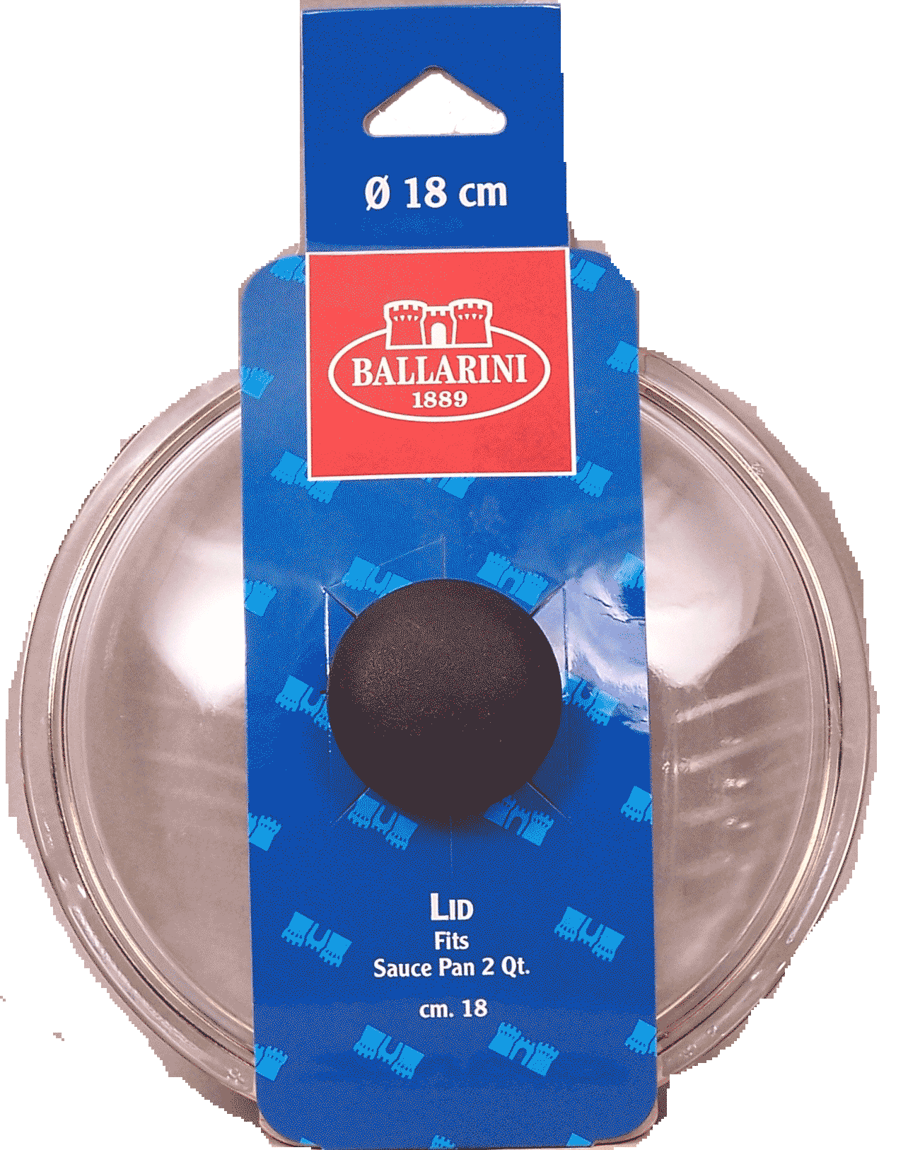 Ballarini&nbsp;&nbsp;glass lid, fits sauce pan 2 qt. Full-Size Picture